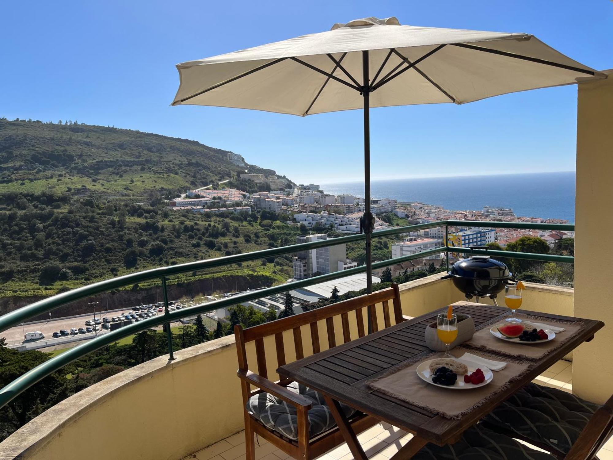 Apartamento Casa Do Mar - Sea View - Wifi - Barbecue Sesimbra Exterior foto